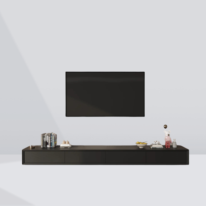 LuxeLine Black TV Stand