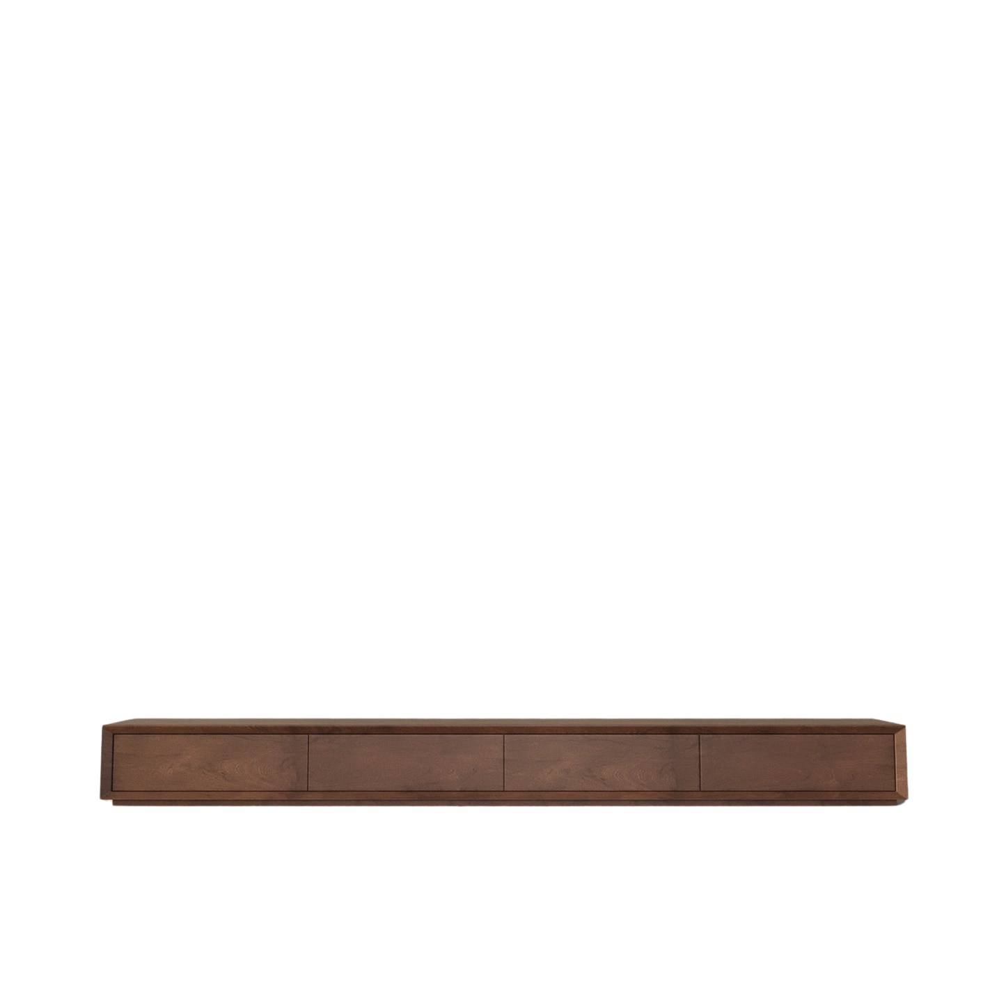 LuxeLine Walnut TV Stand