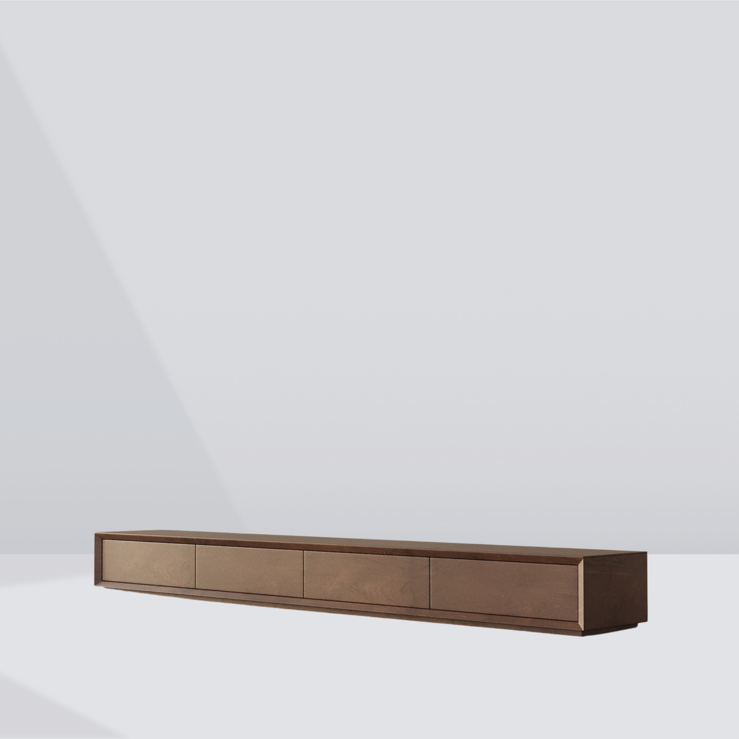 LuxeLine Walnut TV Stand