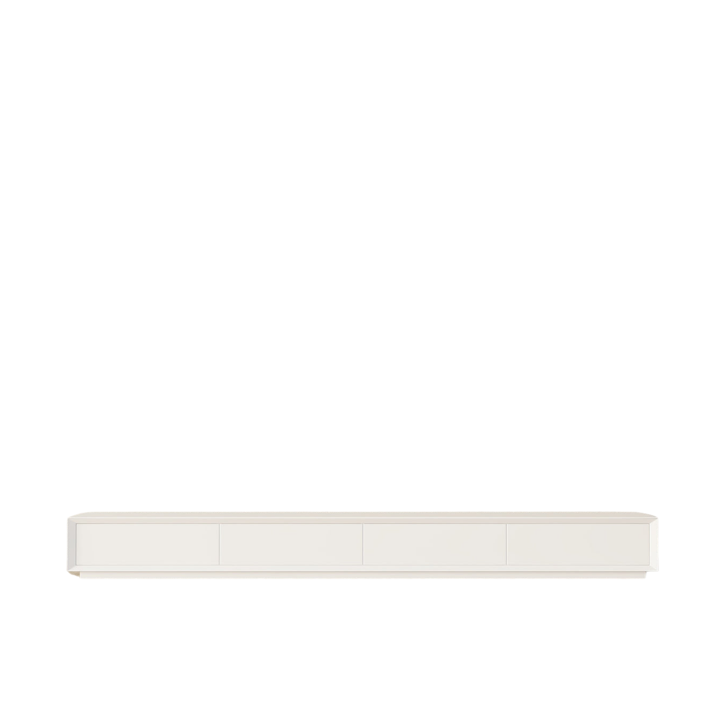LuxeLine White TV Stand
