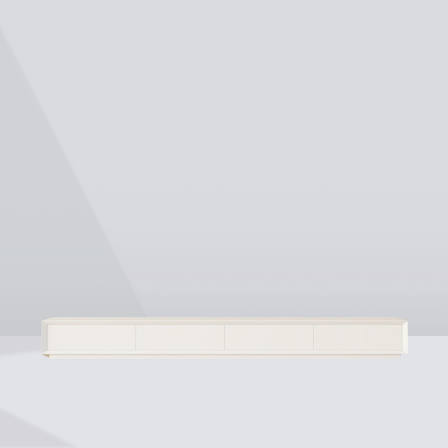 LuxeLine White TV Stand