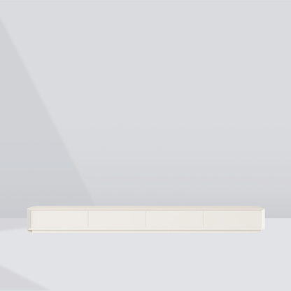 LuxeLine White TV Stand