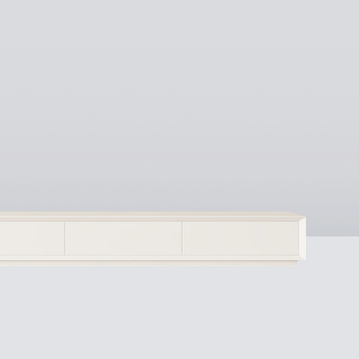 LuxeLine White TV Stand