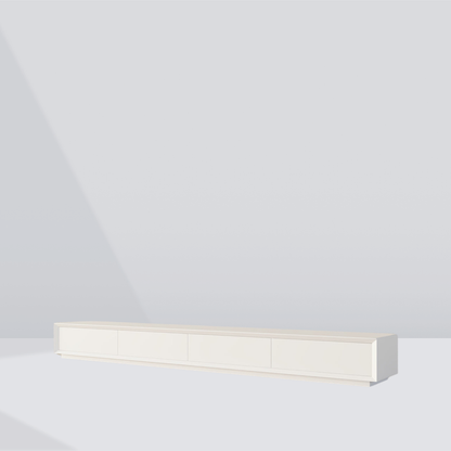 LuxeLine White TV Stand